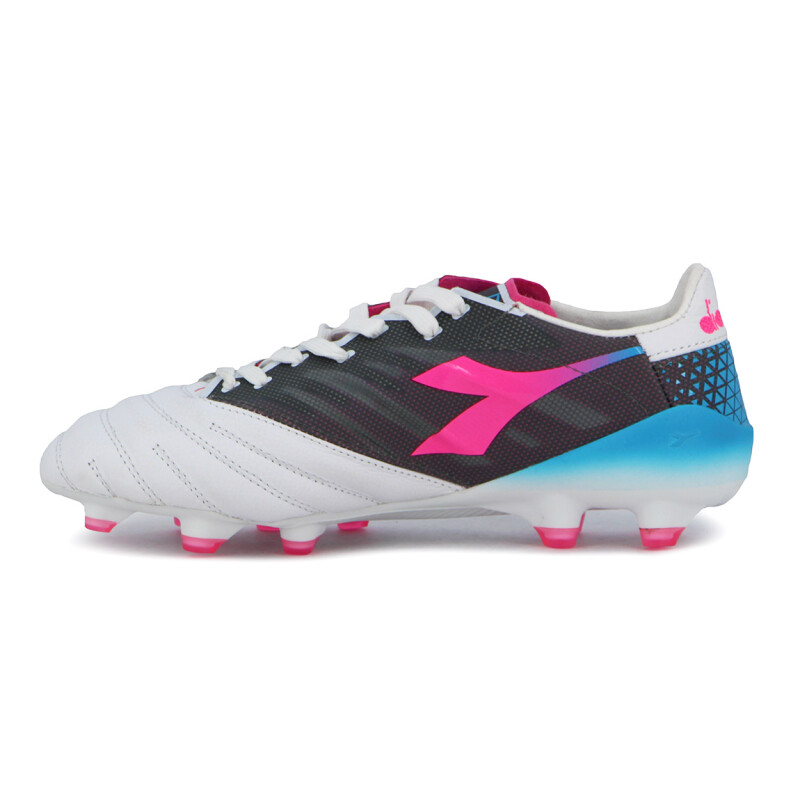 Championes Diadora Brasil Elite Veloce Blanco-Rosado