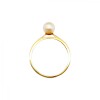 Anillo Solitario-Oro 18k-Perla española-AN9509 conperla