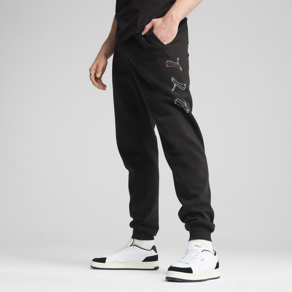 ESS LOGO LAB Exec.Sweatpants FL cl 68560401 - Negro 