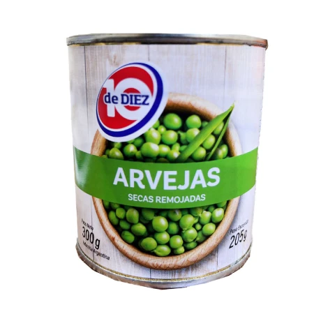 Enlatado Arvejas DE DIEZ 300 Grs Enlatado Arvejas DE DIEZ 300 Grs