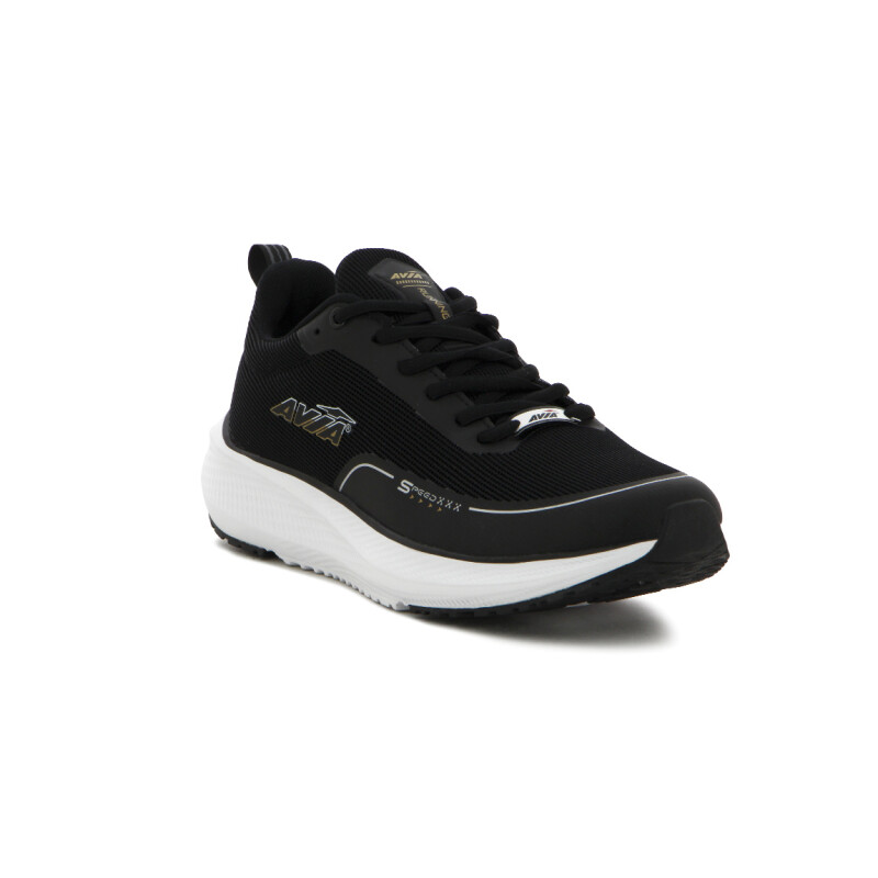 Avia Zapatillas Acordonadas Para Hombre Pedro - Black Negro