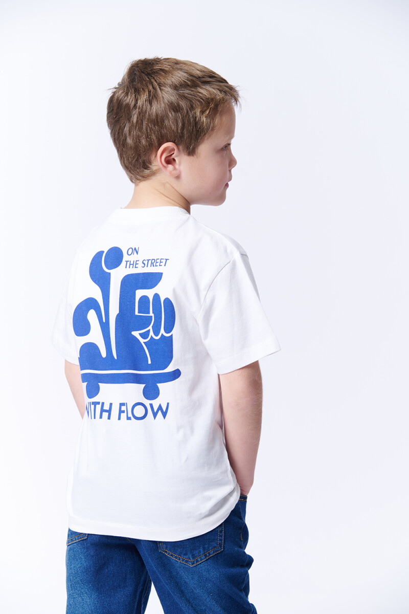 Remera estampa Street Blanco