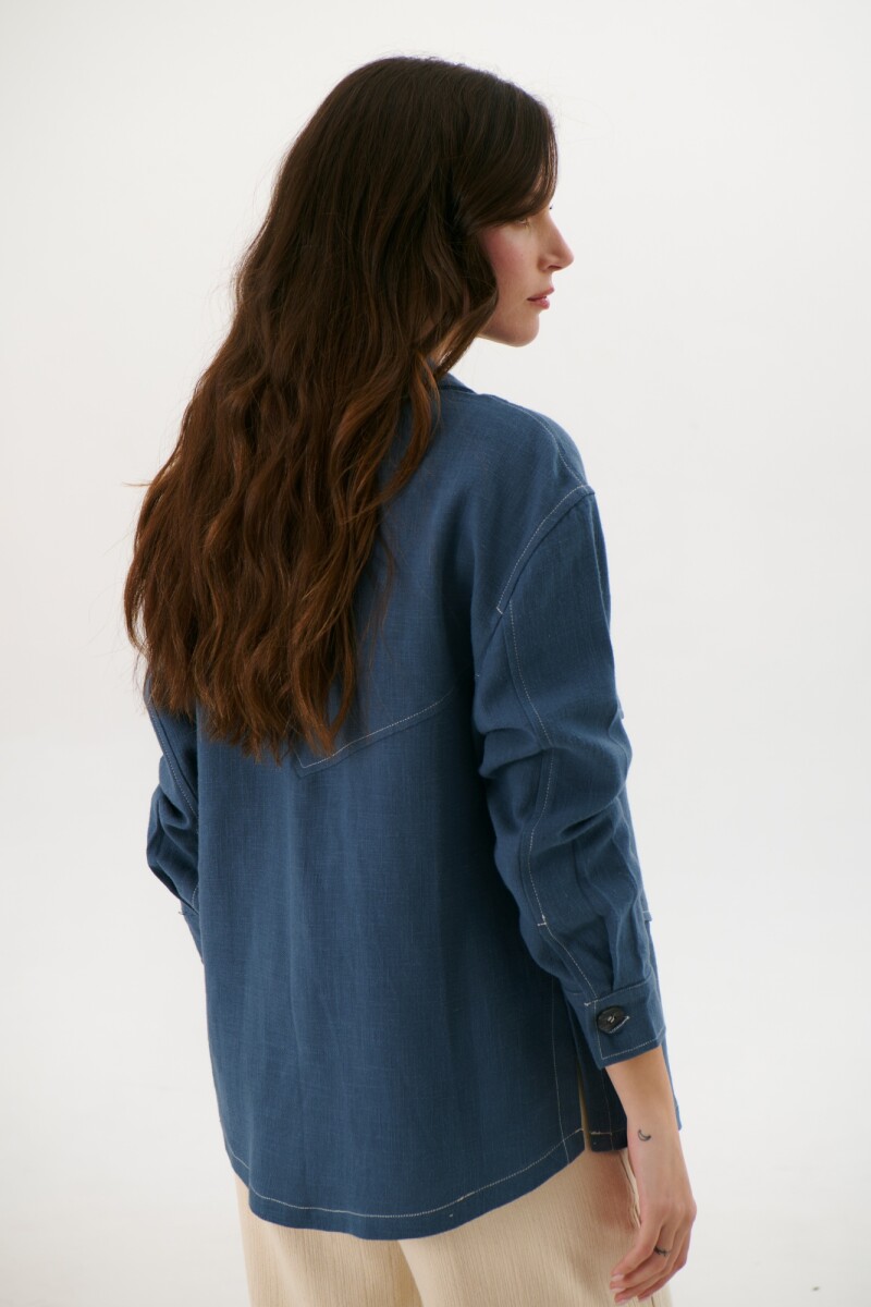 SOBRECAMISA MOLY AZUL