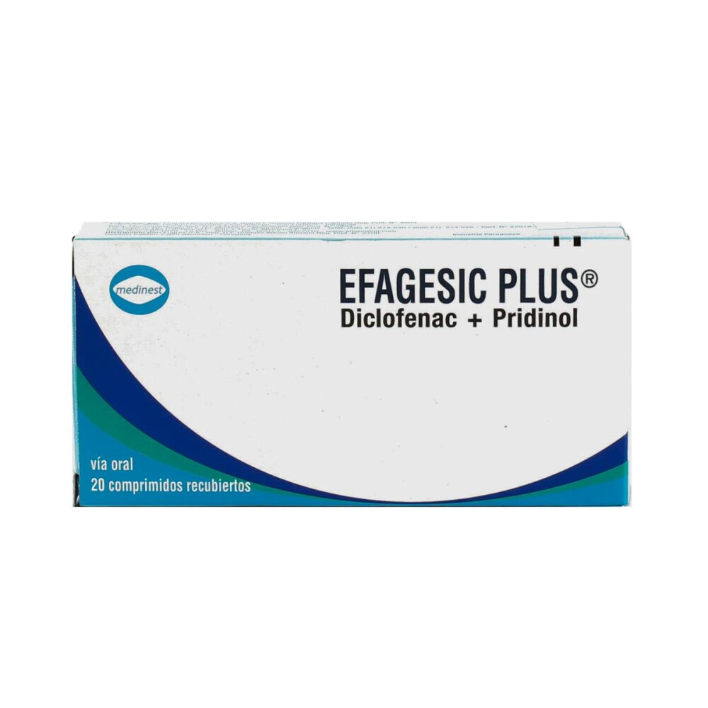 EFAGESIC PLUS CJ X 20 COMP. única