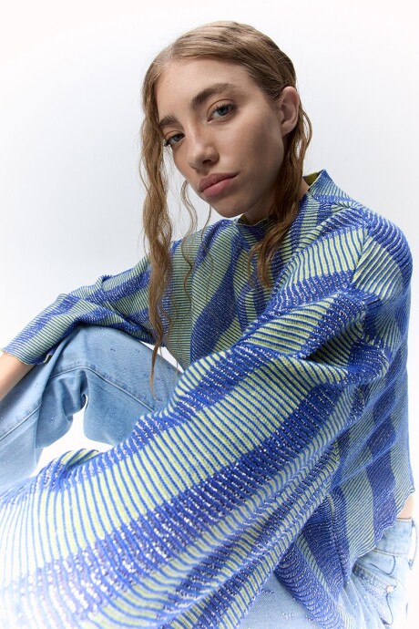 Sweater Mantis Azul