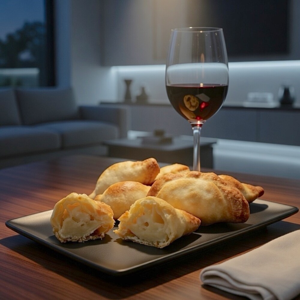 6 Empanaditas de Queso y Cebolla 6 Empanaditas de Queso y Cebolla