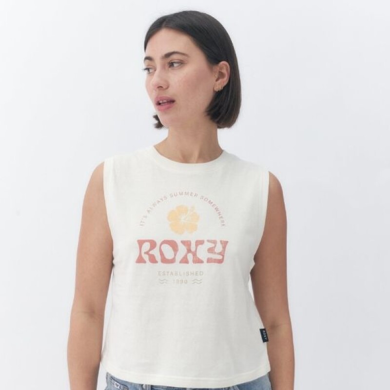 Musculosa Algodon Roxy Crudo