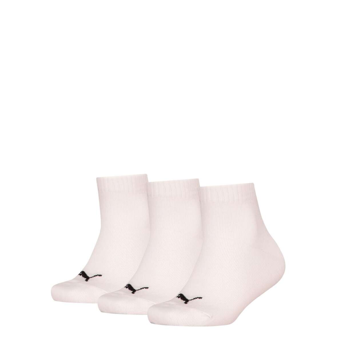 Medias Puma Quarter de Niños - Blanco 