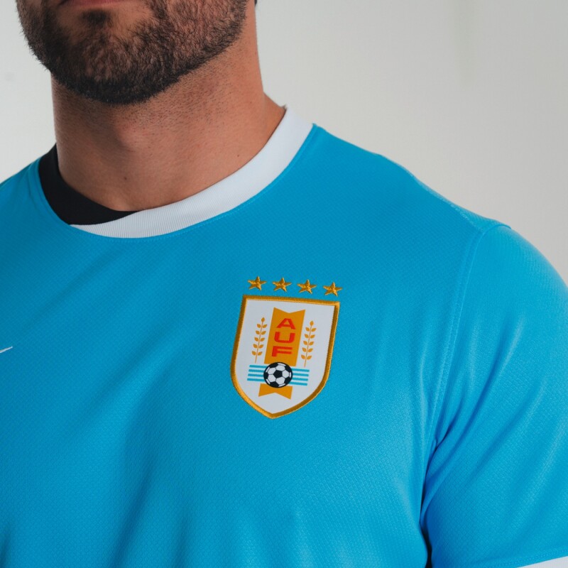 Remera Oficial Uruguay de Hombre Azul