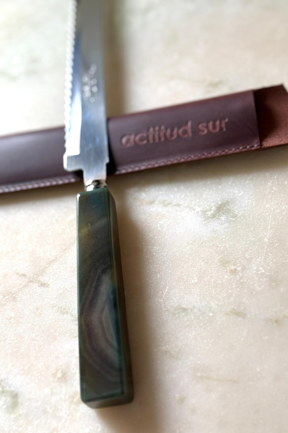Stone Bread Knife Verde