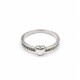 Anillo con zirconias y corazón al centro Anillo con zirconias y corazón al centro