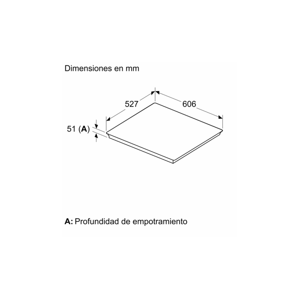 Anafe de Inducción Bosch PXJ675HC1E 60 cm Anafe de Inducción Bosch PXJ675HC1E 60 cm