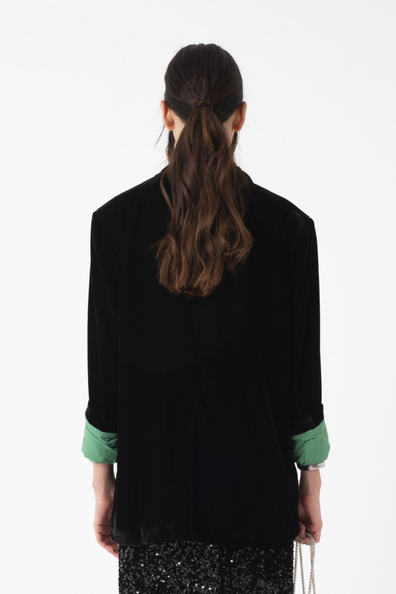 Blazer de fit moderno Negro