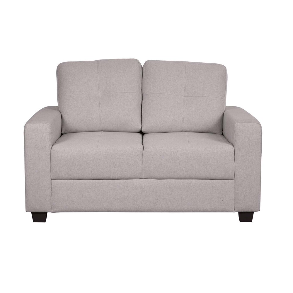 SILLÓN 2 CUERPOS TELA GRIS PIRIA