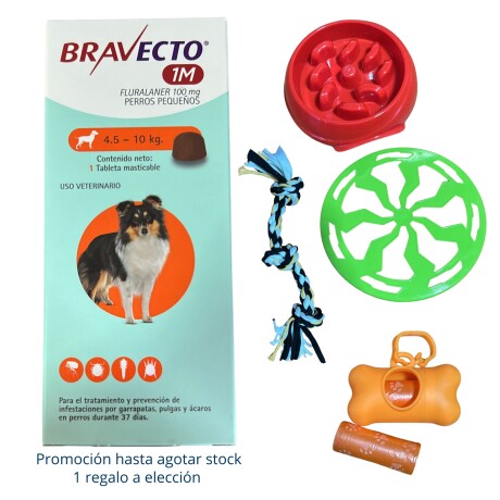 BRAVECTO MENSUAL 4.5KG A 10KG Bravecto Mensual 4.5kg A 10kg