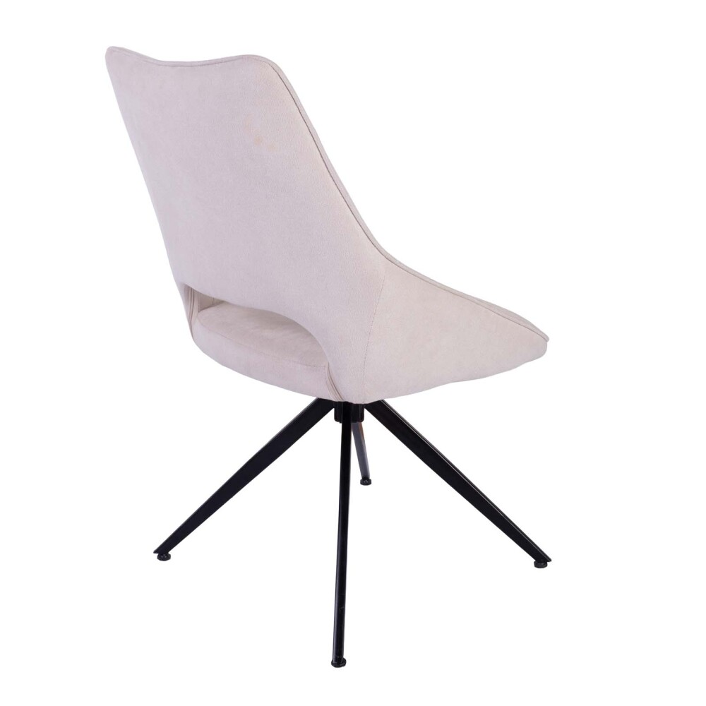 SILLA DE OFICINA TELA-Y-POLIPROPILENO BLANCO CHRISTIE