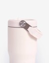 Artículos cocina Vasos y Botellas Vaso Metálico Con Manija Y Sorbete Flip - Blanco Crudo