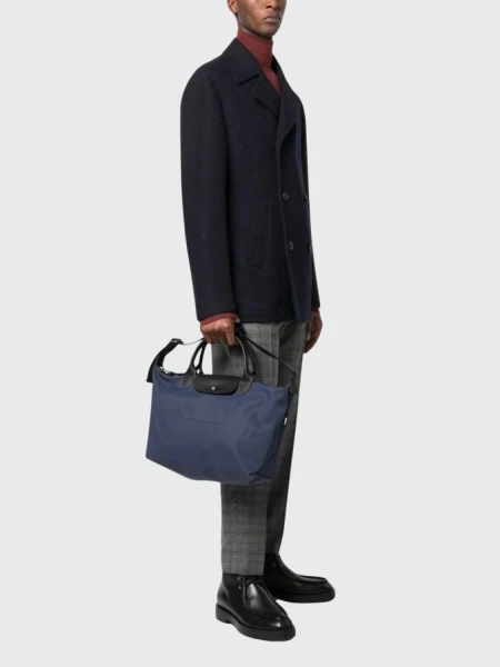 Longchamp -Cartera de lona, Le pliage Energy Azul