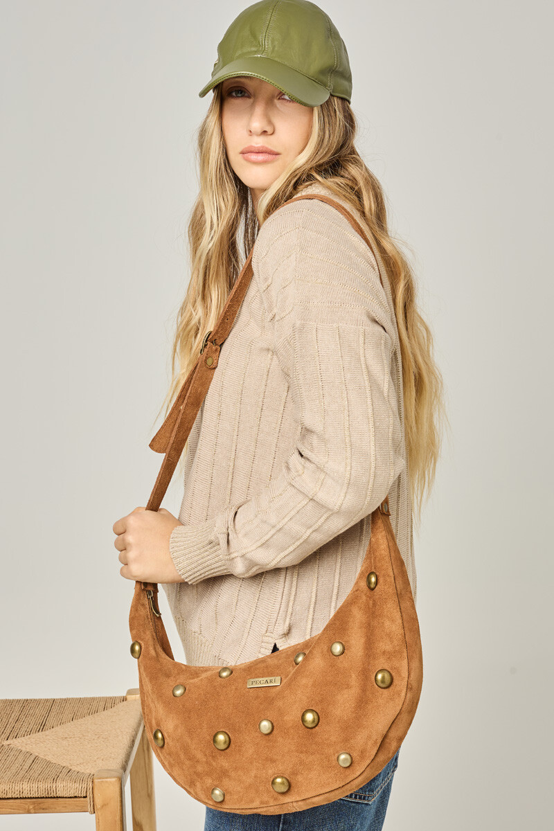 Cartera Milos - Oxido gamuza 