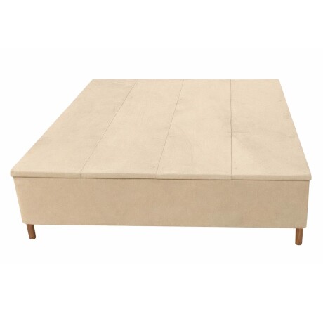 Sommier Queen HAMPTONS Hybrid Silver Smart Box Baúl Beige