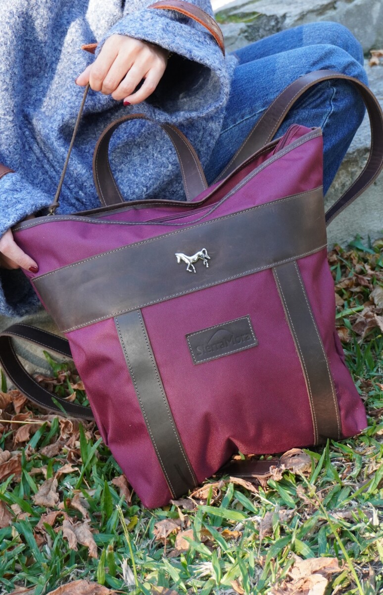 Mustang Backpack - Chocolate / Bordeaux 