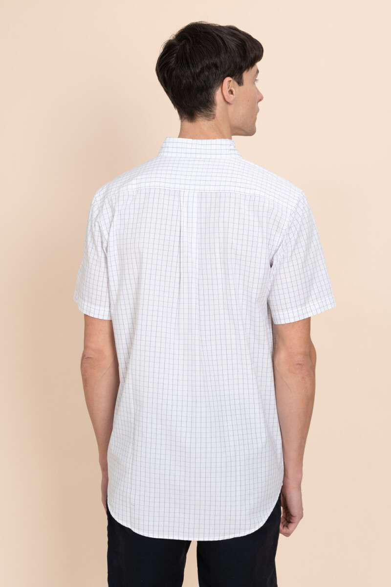 Camisa Cuadros Blanco