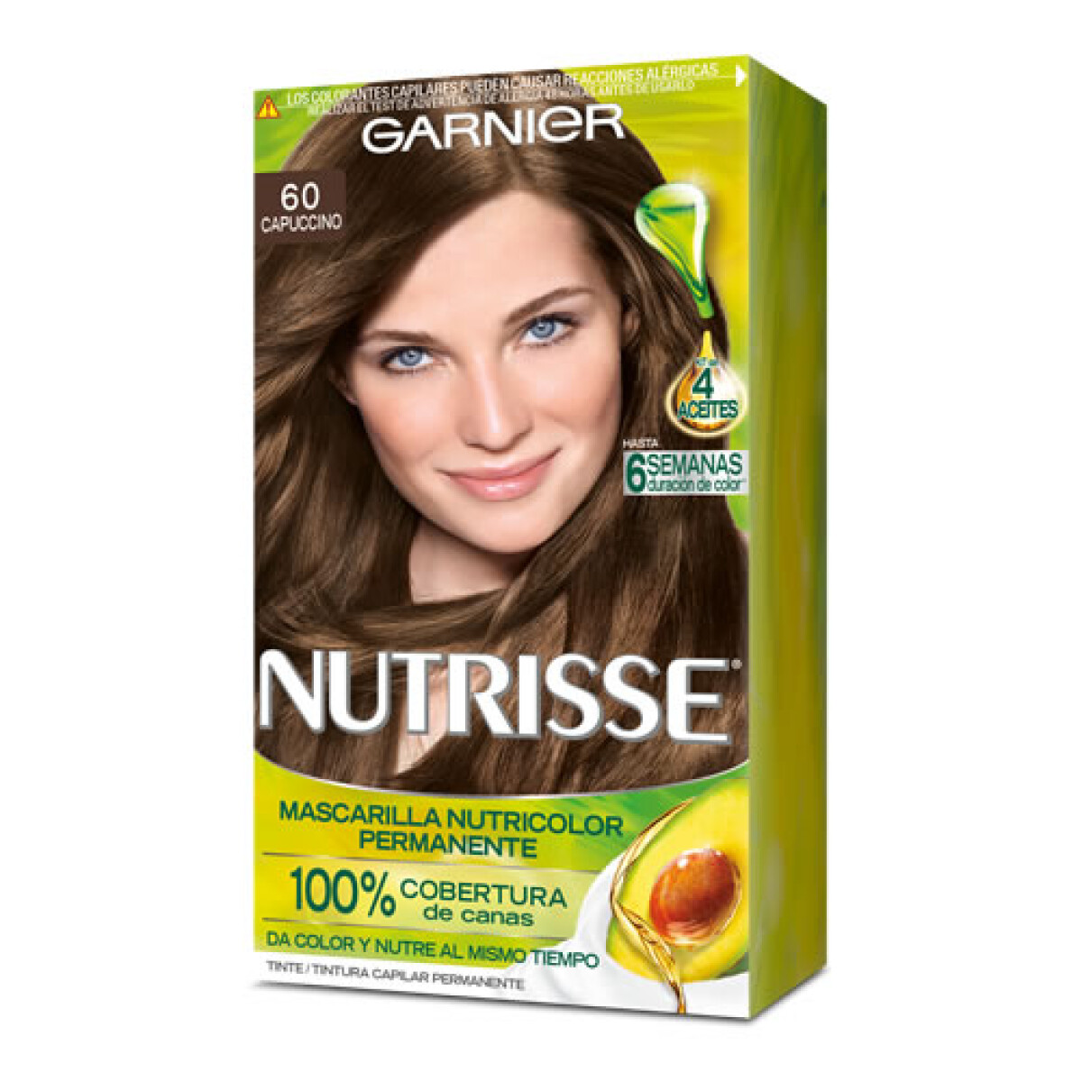 Tinta Garnier Nutrisse N°60 Rubio Oscuro | Rubio Profundo y Luminoso