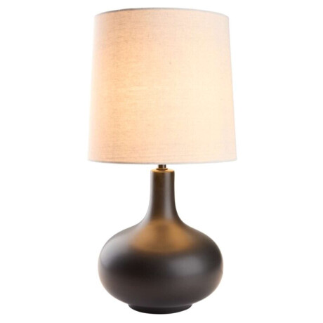 Lampara De Mesa Joachim Ø27Xh54 Cm Beige/Negro