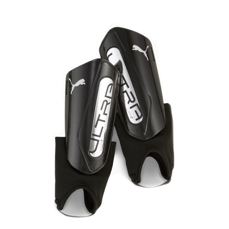 Canilleras Puma Tobi s Ultra Light Strap Negro - Plateado