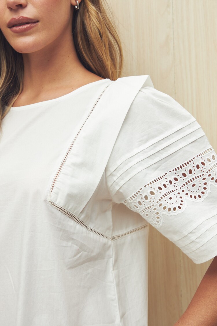 VESTIDO BOWERS Blanco