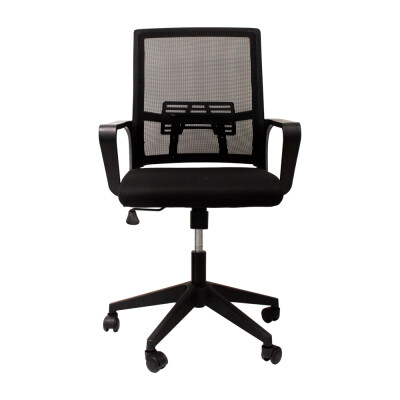SILLA SECRETARIAL STARKEN EN NYLON,NEGRA, FC-1 001