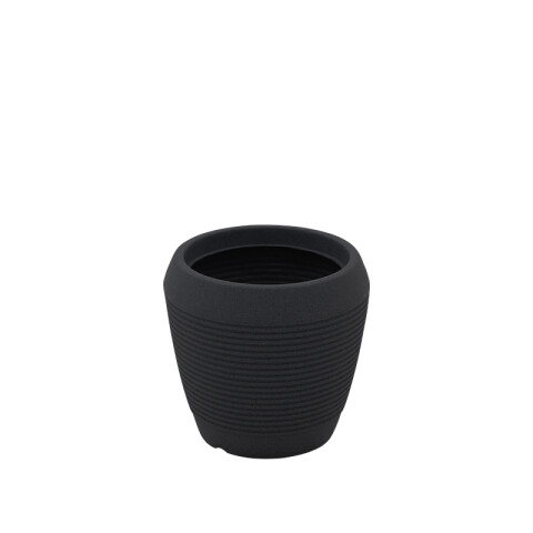 Maceta "EGIPCIO" Ø31 x 29cm. color grafito -TRAMONTINA TD0227