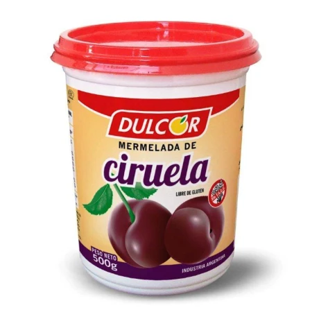 MERMELADA DULCOR POTE 500G CIRUELA MERMELADA DULCOR POTE 500G CIRUELA