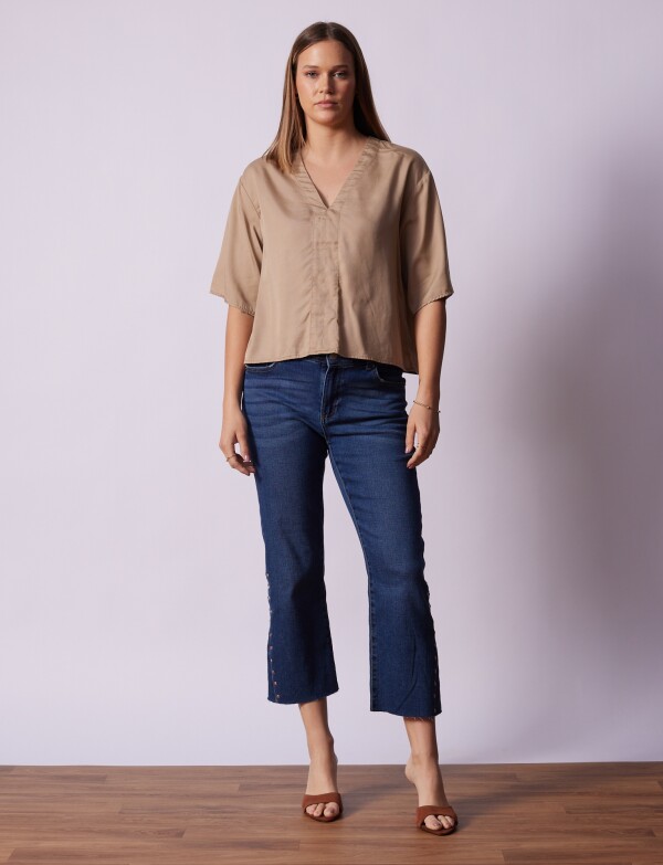 Blusa Lyocell BEIGE
