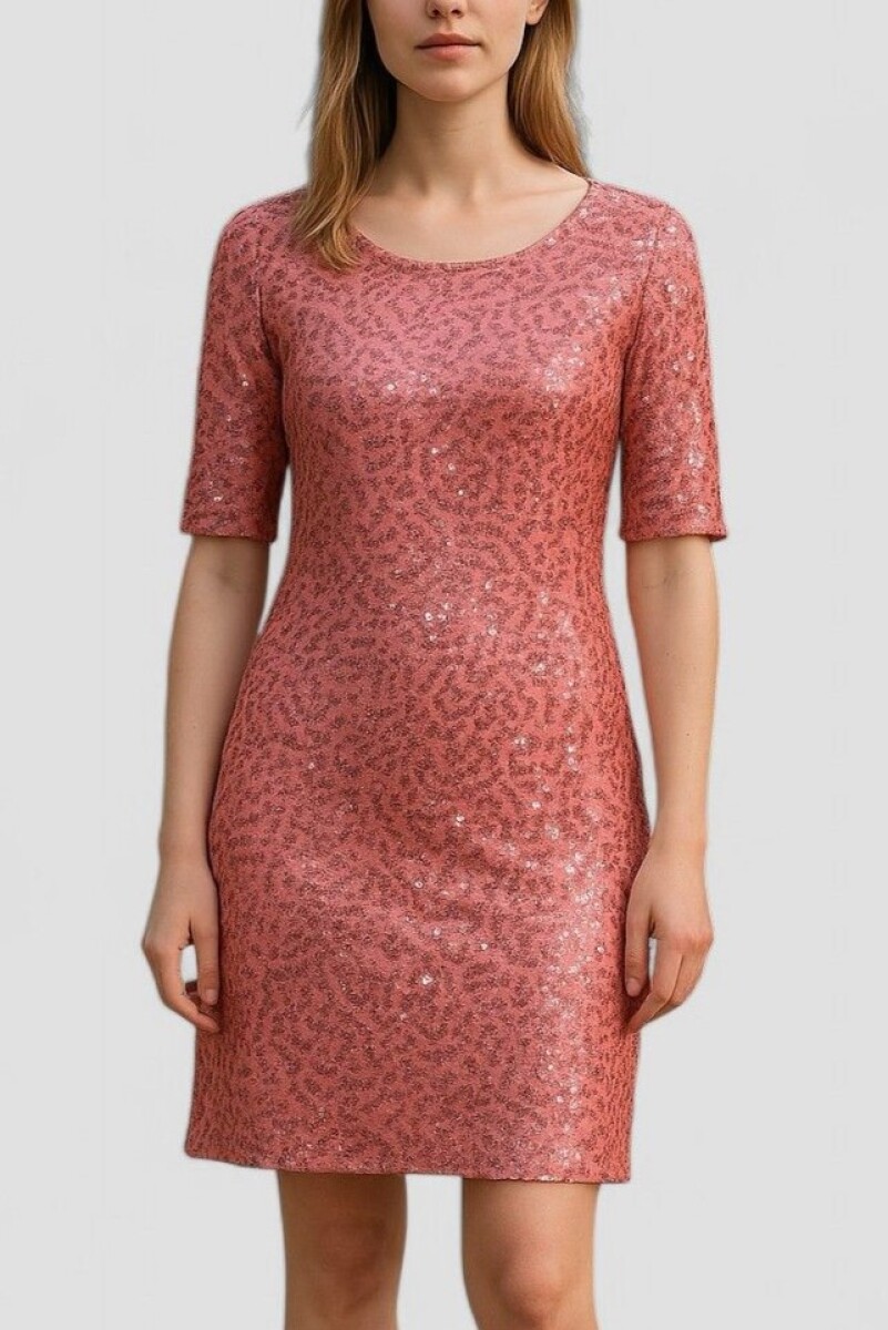 Vestido Shimmer - Rosa 