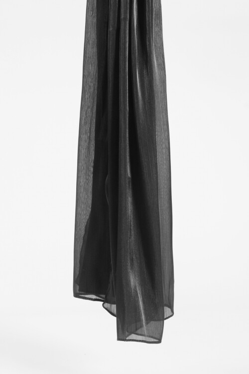 Pashmina party saten negro