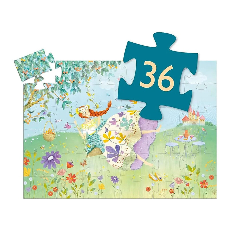 Puzzle silueta La Princesa de la Primavera Djeco Puzzle silueta La Princesa de la Primavera Djeco