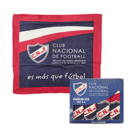 Pack x 4 Pañuelos Infantiles Nacional 25 x 25 cm U
