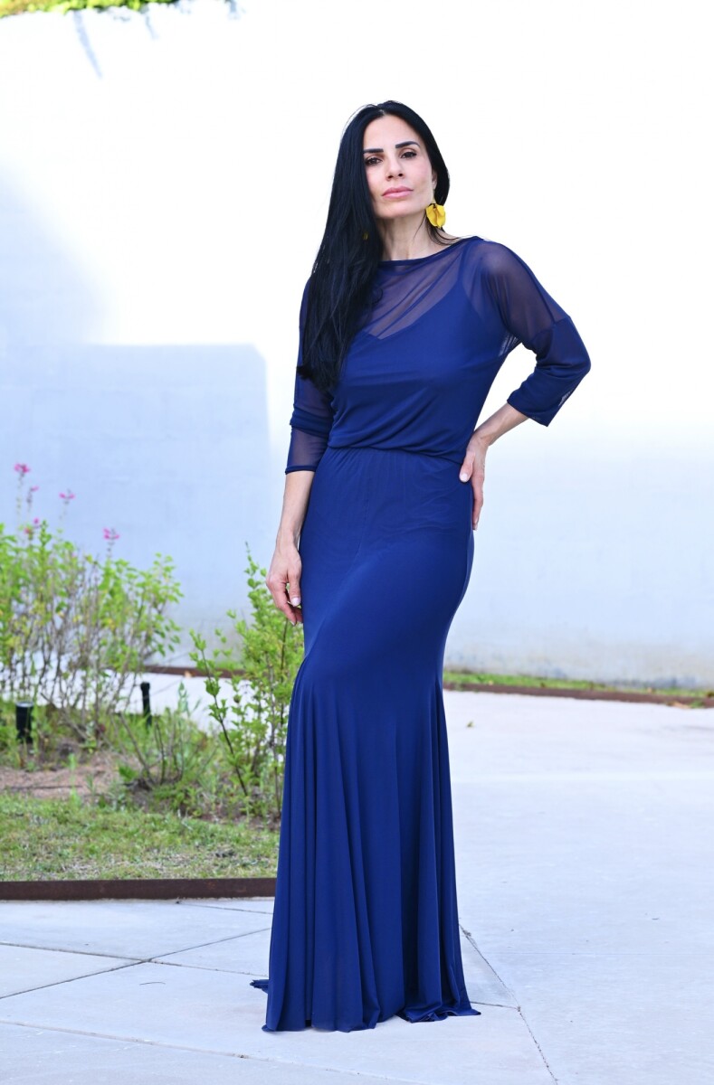 Vestido Lucille - Azul 