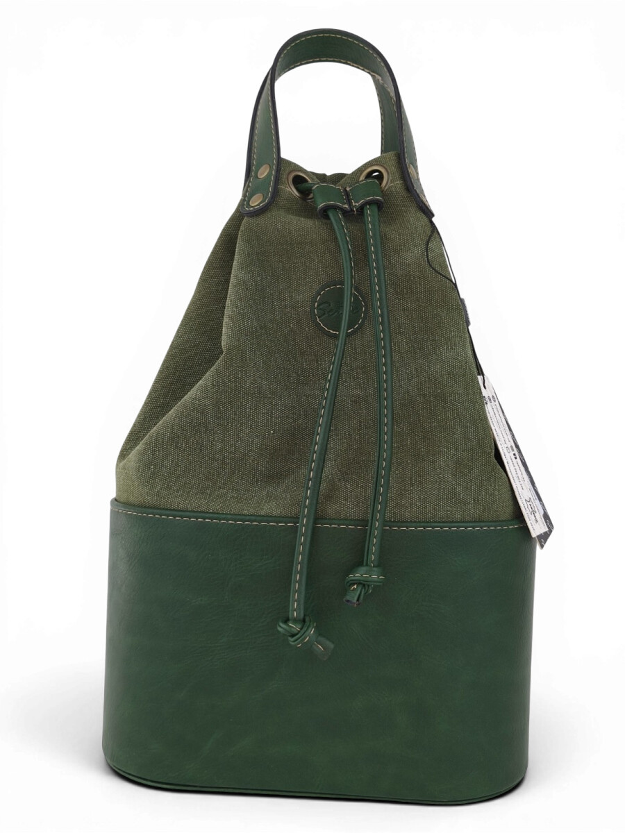 Matera bolso con división - Verde 