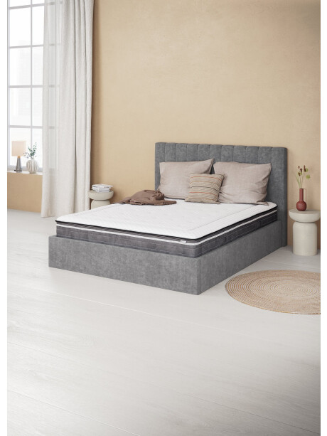 Estructura cama AGERFELD King 180x200 gris osc Estructura cama AGERFELD King 180x200 gris osc