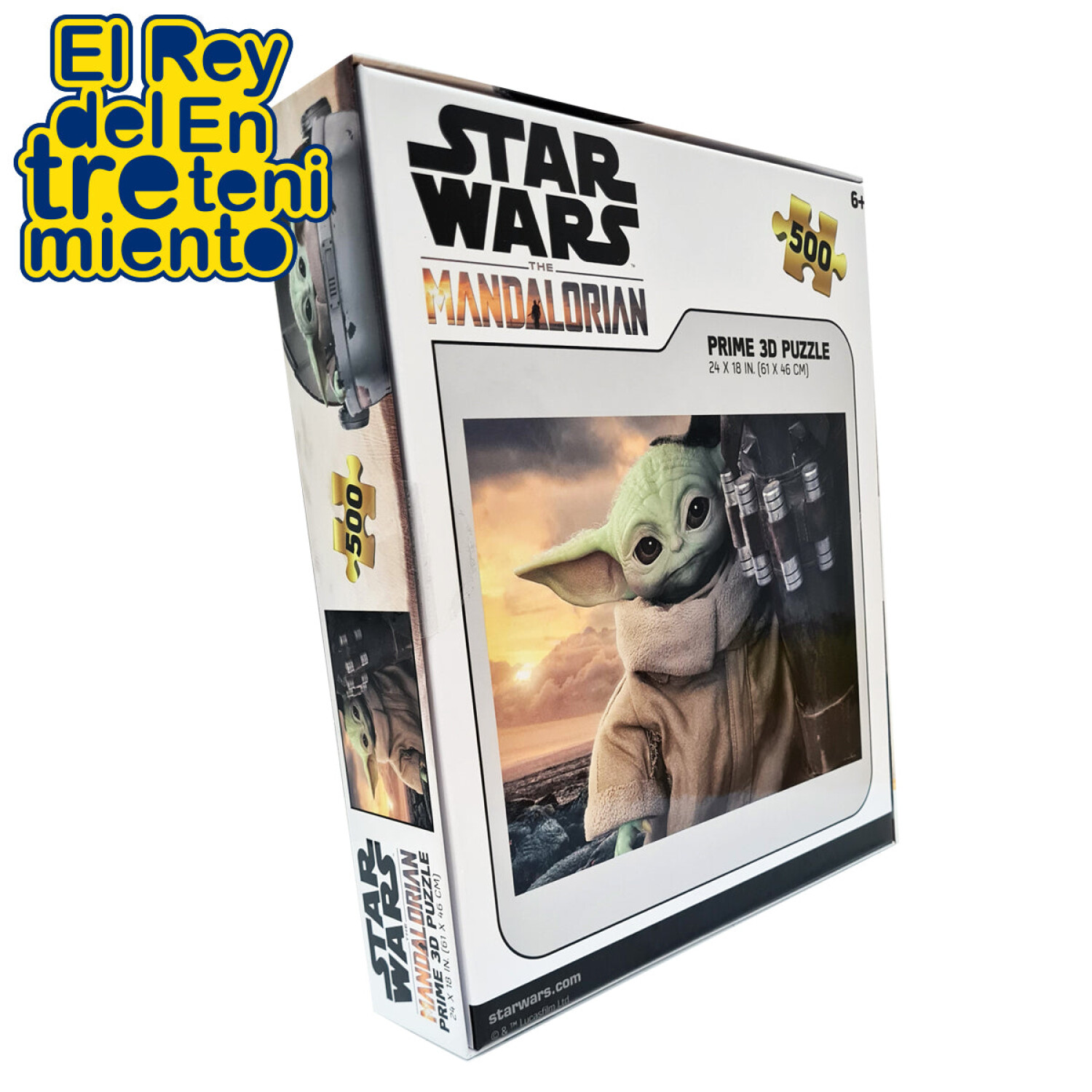 Puzzle Prime 3D Lenticular 500pzs Baby Yoda Star Wars — El Rey del  entretenimiento