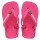 Ojotas Havaianas Baby Brasil Logo Rosado