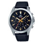 Reloj CASIO EDIFICE EFV630L-1AVUDF en Cuero Negro Esfera 50mm 0