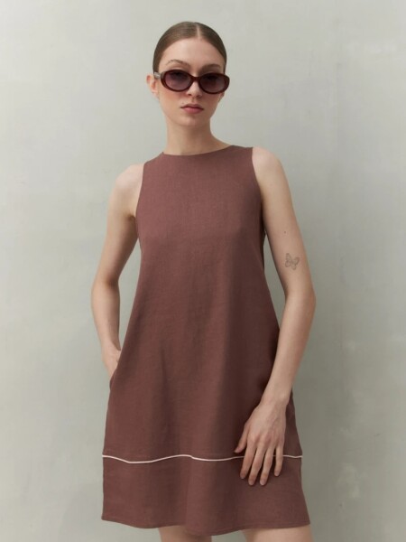 VESTIDO D.CASSIN MARLON MARR ROSA