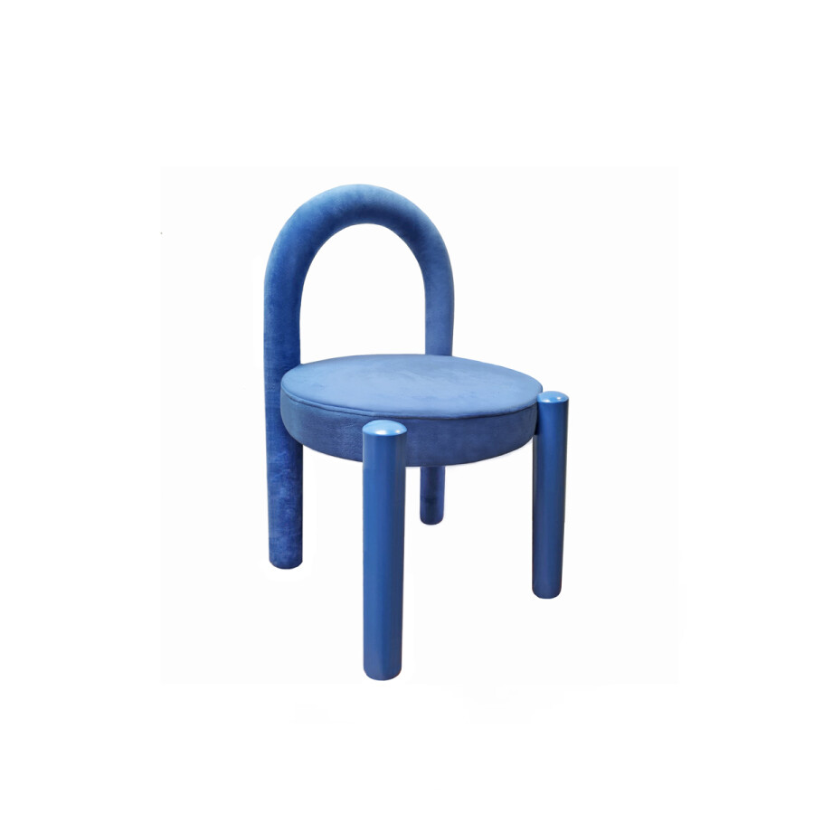 Silla Velvet Blue