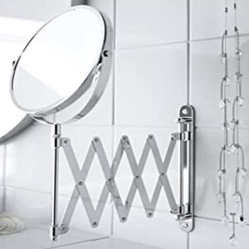 ESPEJO DE PARED EXTENSIBLE AUMENTO X3 20CM DE DIAMETRO AQUALIA 000