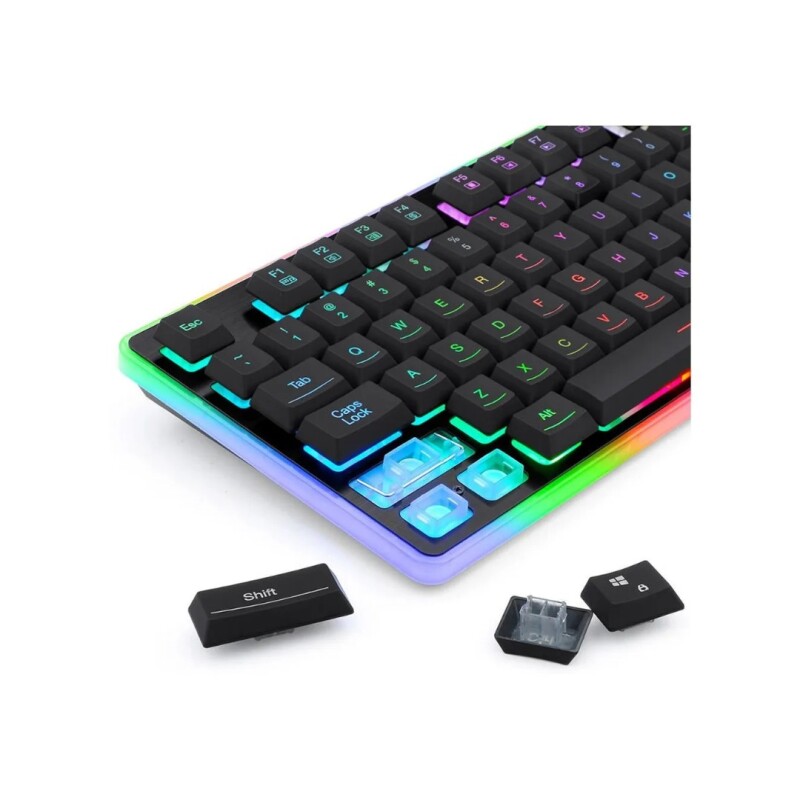 Teclado Redragon K509RGB-SP Dyaus Black hibdrido Español Teclado Redragon K509RGB-SP Dyaus Black hibdrido Español