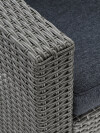 Set jardín AGERMOSE 6 plazas gris Set jardín AGERMOSE 6 plazas gris