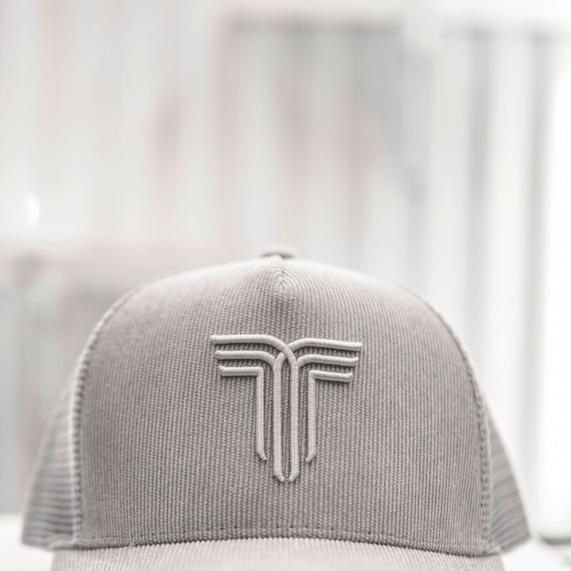 Gorra Tiffosi Corderoy Unisex Gris